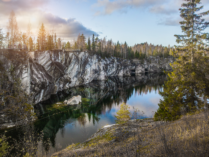 Сказочно-мраморная Карелия (Сортавала – Горный парк Рускеала – Водопады Ахвенкоски)
